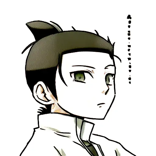 Shikamaru Nara from anime "Naruto"  tattoo design idea