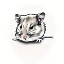 Hamster tattoo design idea
