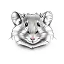 Hamster tattoo design idea