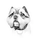 track dog sports tattoo design idea