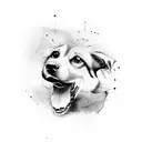 track dog sports tattoo design idea
