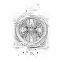 track and field  tattoo design idea