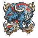 Buffalo bills tattoo design idea
