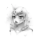 ahegao num tattoo design idea