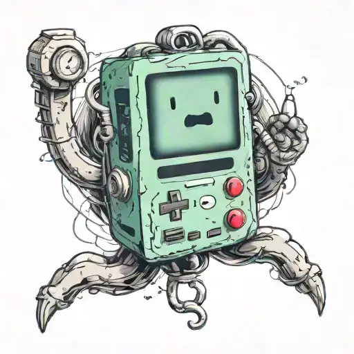 bmo adventure time tattoo design idea