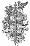 bible scripture tattoo design idea