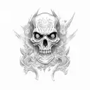 undead rogue striking tattoo design idea