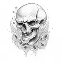 undead rogue striking tattoo design idea