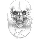 undead rogue striking tattoo design idea