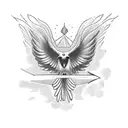 the bird of hermes is my name, eating my wings to make me tame tattoo design idea