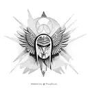 the bird of hermes is my name, eating my wings to make me tame tattoo design idea