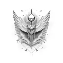 the bird of hermes is my name, eating my wings to make me tame tattoo design idea