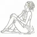 Burning Man protest tattoo design idea