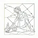 Burning Man protest tattoo design idea