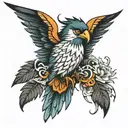 thunderbird tattoo design idea