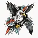 thunderbird tattoo design idea