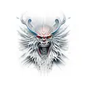 mythology god warrior tattoo design idea