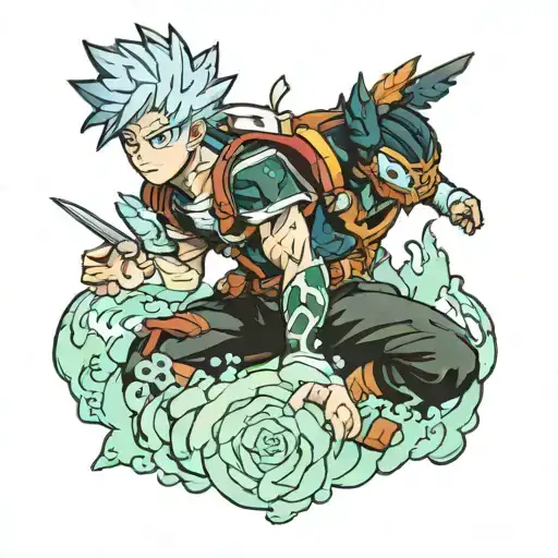 Plus ultra anime tattoo design idea