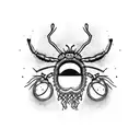 hairy bugs monsters  tattoo design idea