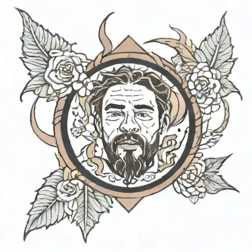 post malone i fall apart tattoo design idea