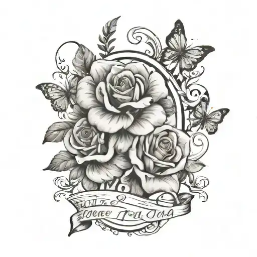 memorial tattoos with quotes tattoo design idea