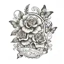 memorial tattoos with quotes tattoo design idea