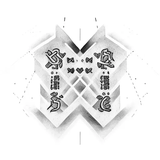 a tattoo of a person's date of birth tattoo design idea