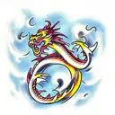 Dragon tattoo design idea