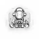 Video game character wielding a welding torch tattoo design idea