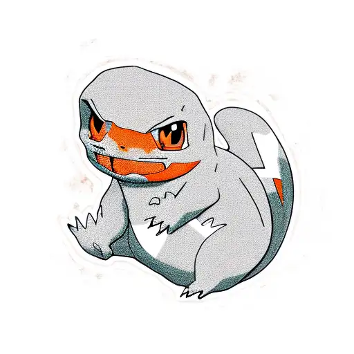 charmander tattoo design idea