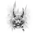 name "Harsh' tattoo design idea