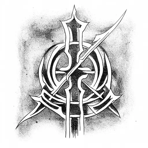 Tattoo Design Grim Reaper Holding Scythe Stock Vector Royalty Free  154654187  Shutterstock
