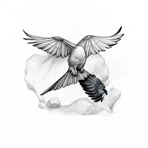 i've learned that doves and ravens fly the same tattoo design idea
