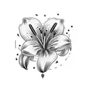 Lily tattoo design idea