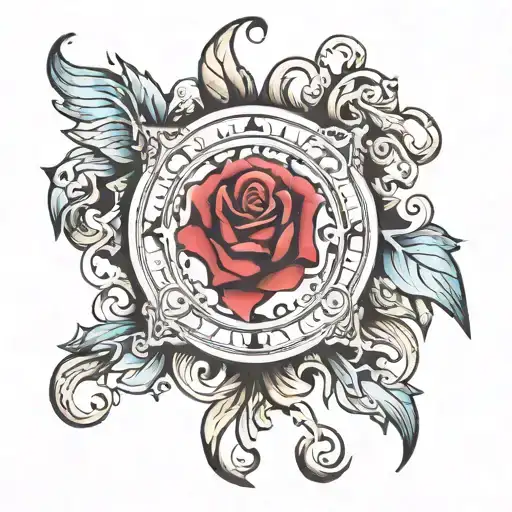 with letters C,V,M tattoo design idea