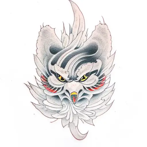 liar crow tattoo design idea