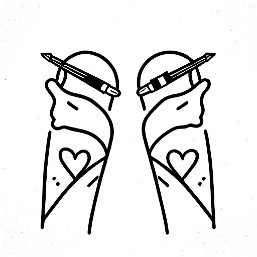 amor parejas  tattoo design idea