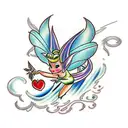 Tinkerbell  tattoo design idea