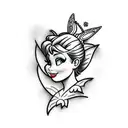 Tinkerbell  tattoo design idea