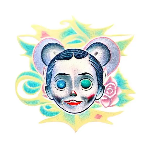 Coraline  tattoo design idea