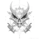 destiny karma tattoo design idea