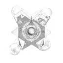 Deus , universo, viagem astral , espiritualidade , astronomia, mercado financeiro, família , planeta terra  tattoo design idea