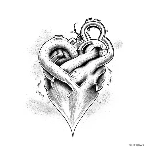veins that lead to the heart tattoo design idea