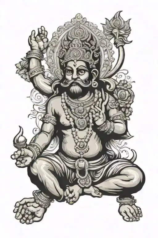 Ayyappa tattoo design idea