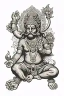 Ayyappa tattoo design idea