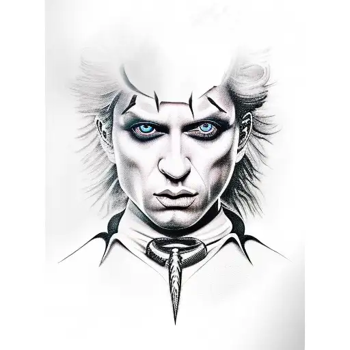 edward scissor hands tattoo design idea