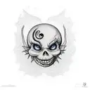 nightmare before christmas tattoo design idea