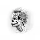 edward scissor hands tattoo design idea