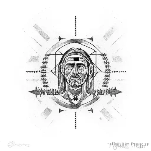 Stoic philosophy concept of 'I choose me' with undertones of self-sufficiency, self-reliance, and the idea of 'Amor Fati tattoo design idea