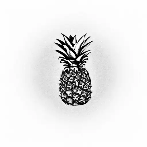 Pineapple of education tattoo design idea